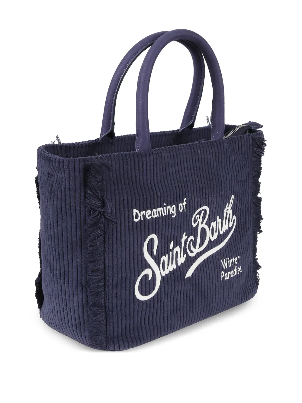 MC2 Saint Barth Colette shopper met tartan ruit Blauw