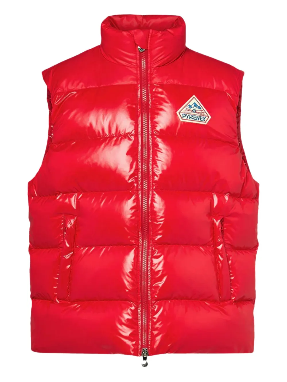 Pyrenex Logo Down Gilet In Red