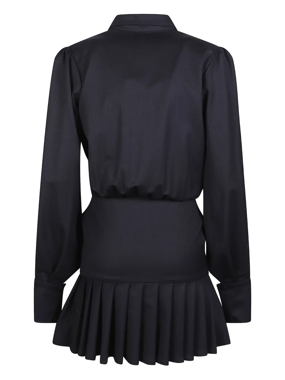 Les Filles d'Eva pleated shirt mini dress - Blauw