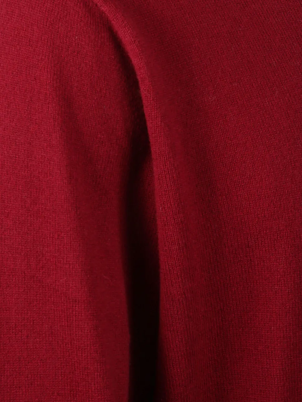 Mc2 Saint Barth Soft Textured Crewneck Knit Sweater In Red