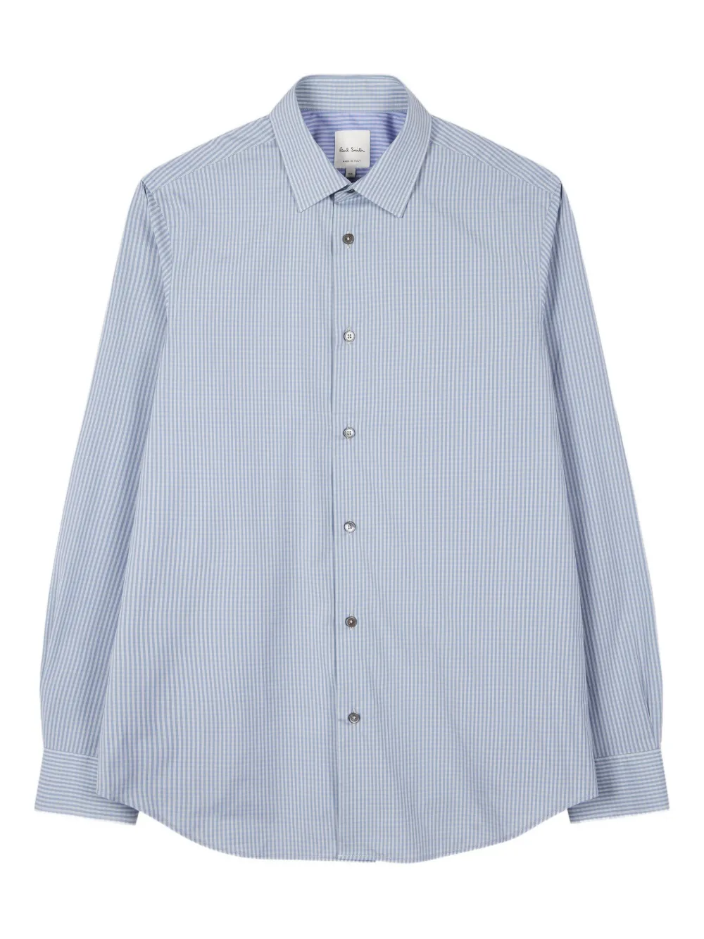 Paul Smith camisa con motivo de rayas y botones | azul | Image 1