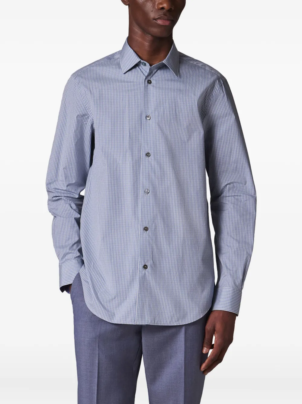 Paul Smith Gestreept overhemd Blauw