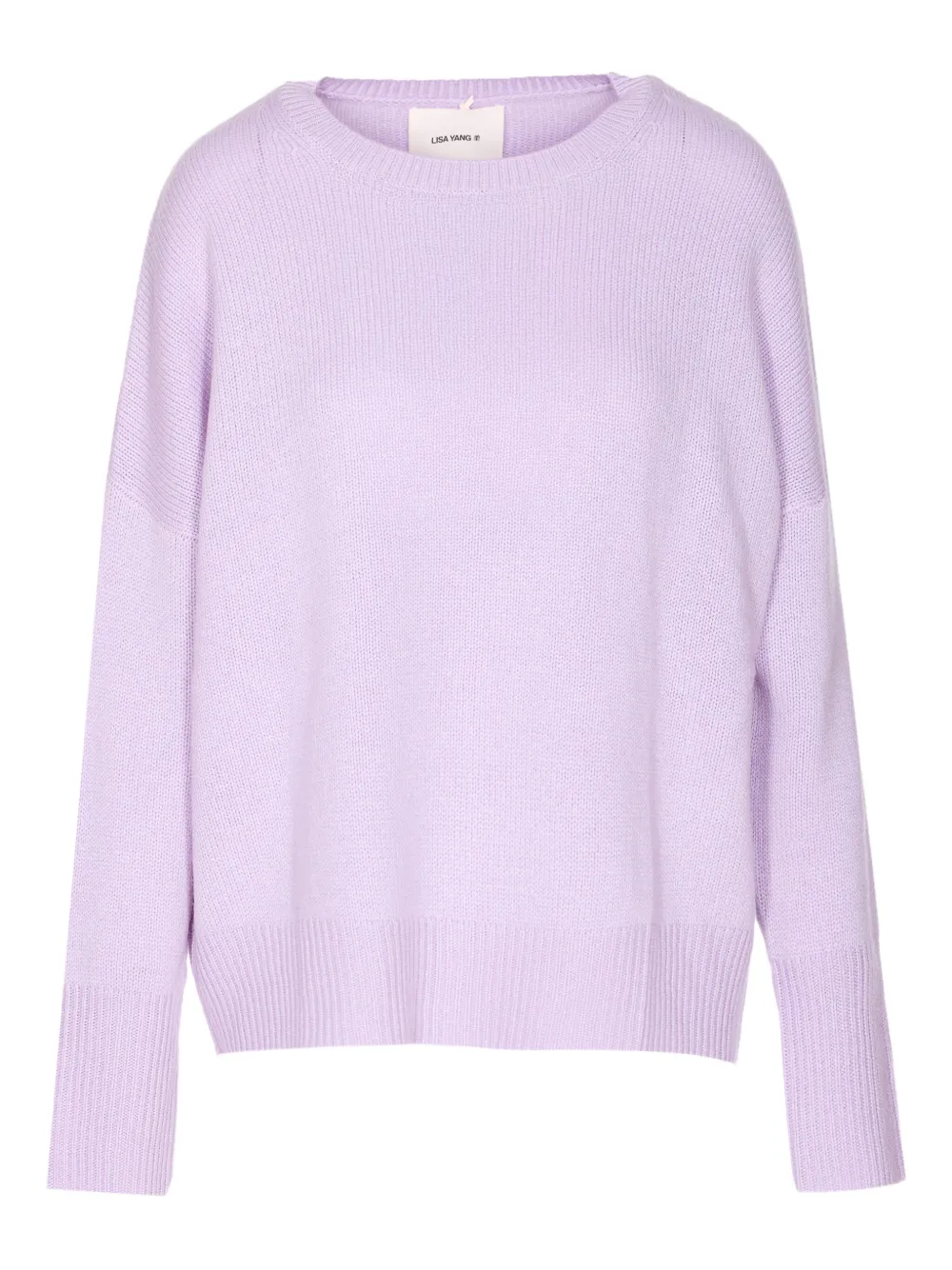 Lisa Yang Crew-neck Cashmere Sweater In Purple