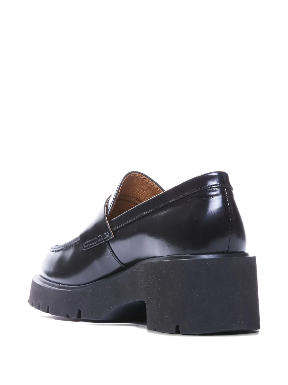 Camper 55mm Milah leather platform loafers Black