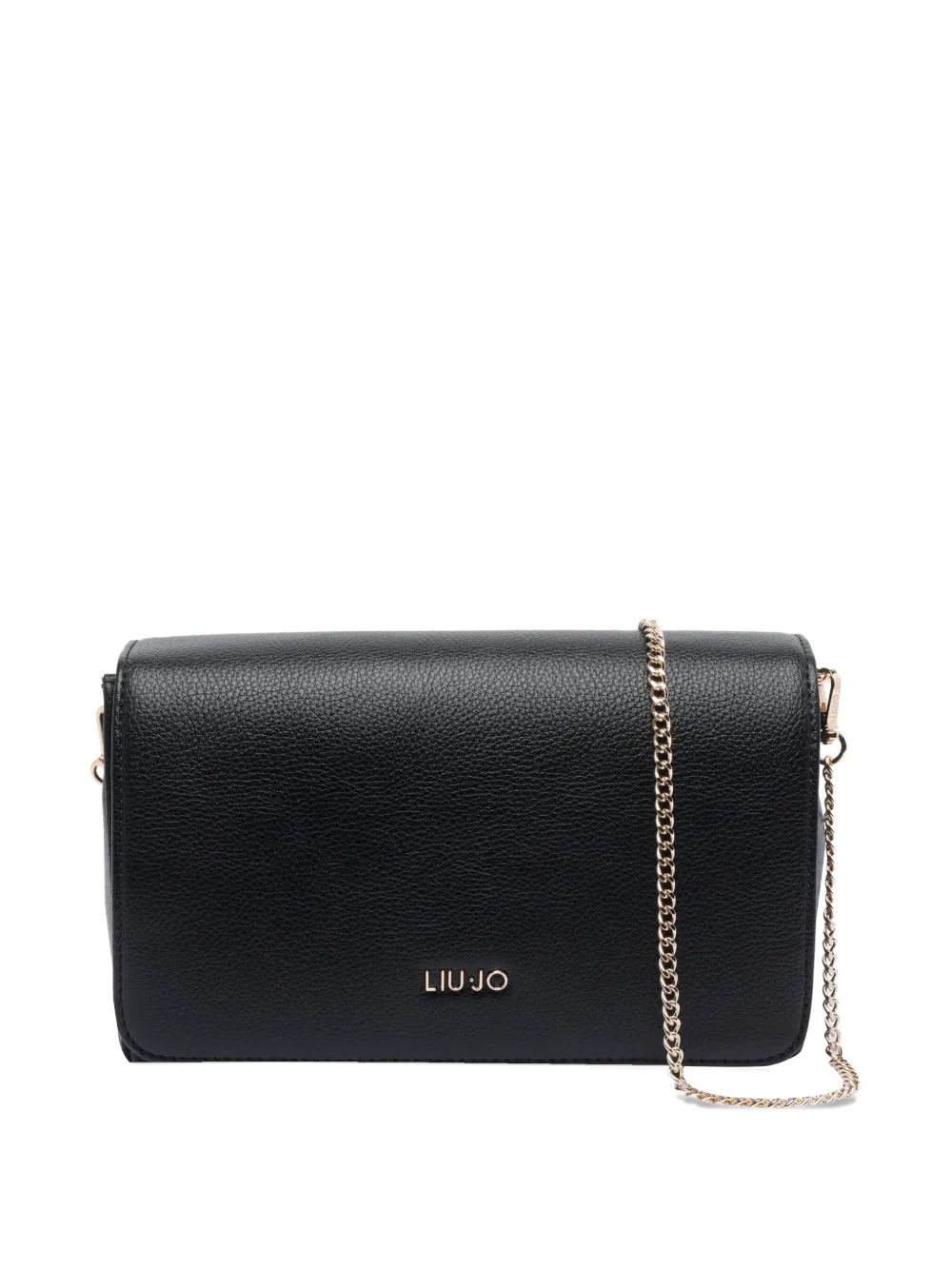 Liu •jo Rectangular Crossbody Bag Chain Strap In Black