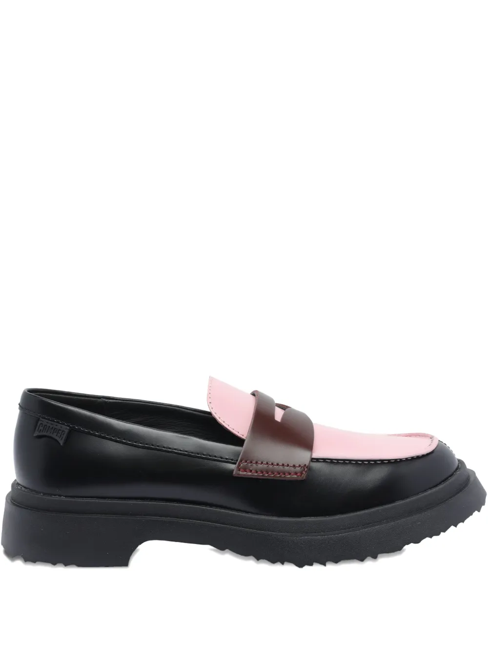 Camper Twins two-tone penny loafers Black