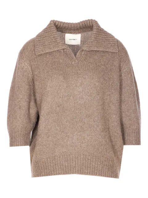 Lisa Yang Lailai V-neck collar sweater