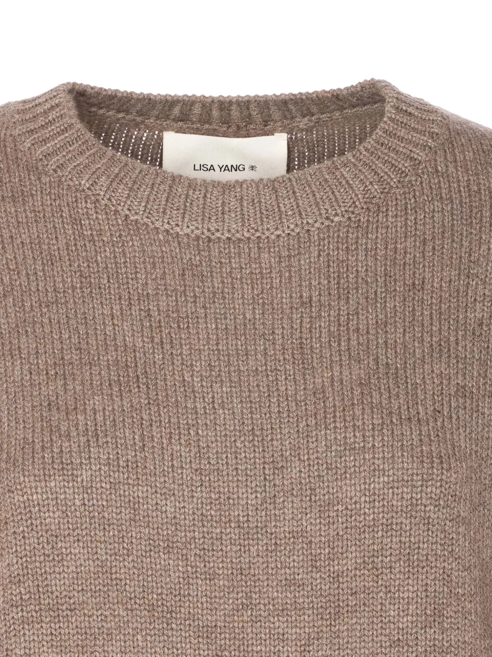 Lisa Yang Kristy Crew-neck Cashmere Sweater In Brown