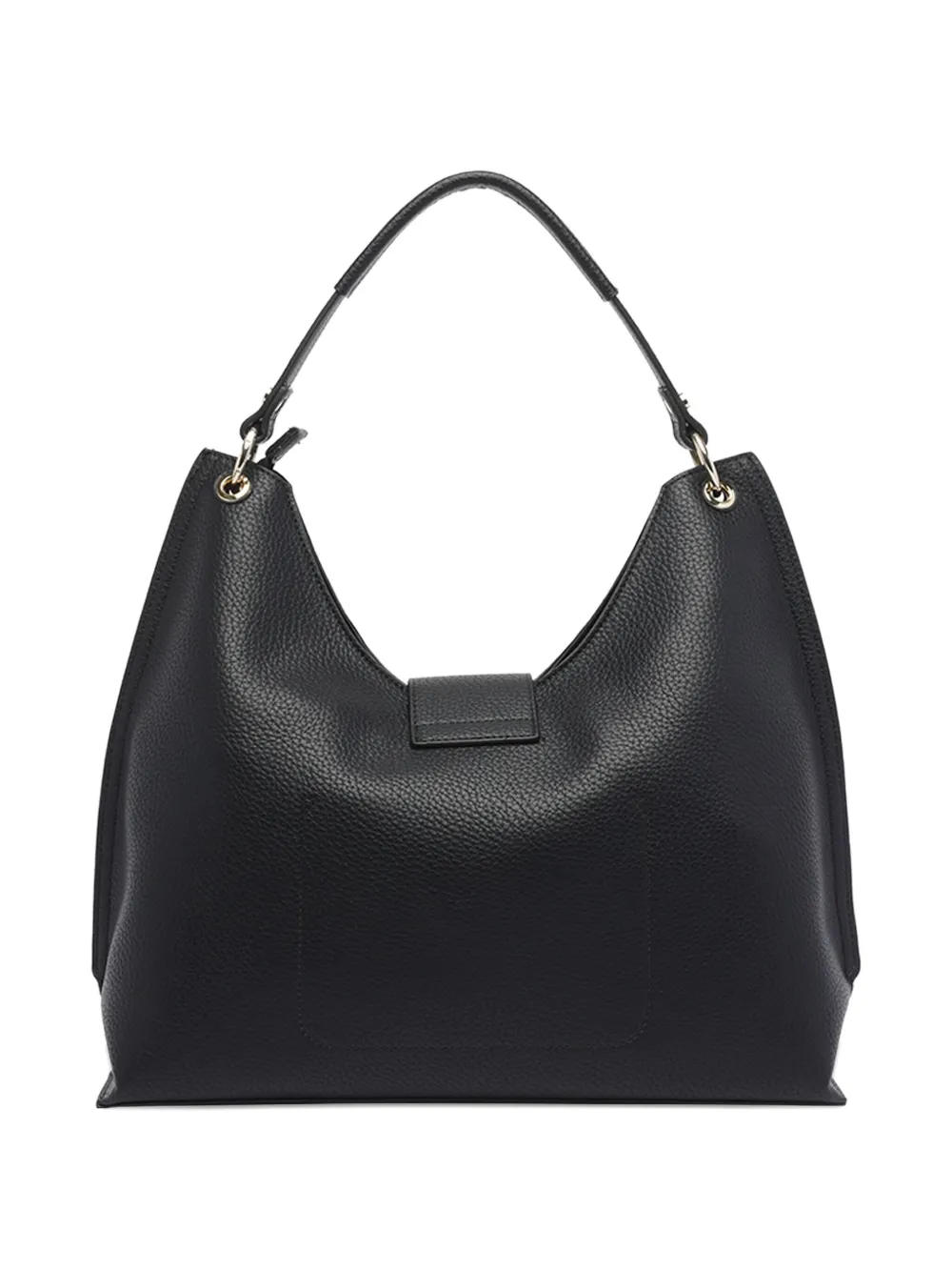 V°73 Federica push-lock clover shoulder bag - Zwart