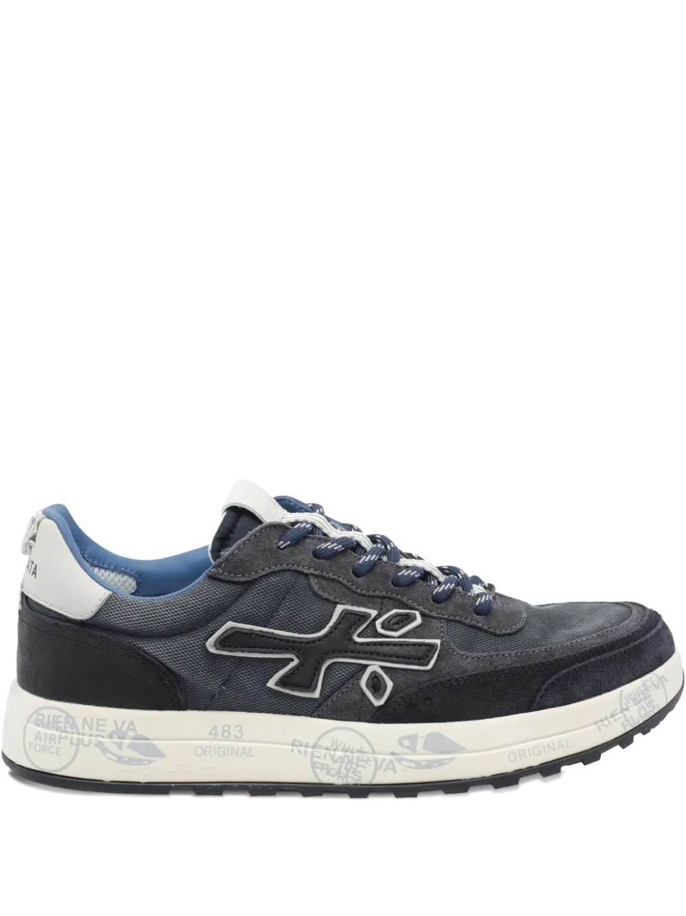 Premiata Nous lace-up suede sneakers Blue
