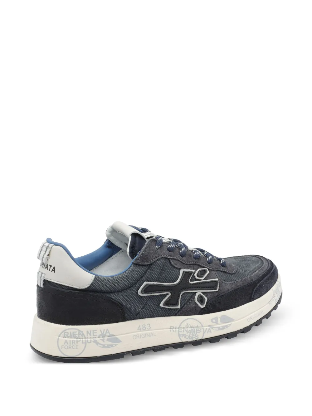 Premiata Nous lace-up suede sneakers Blue