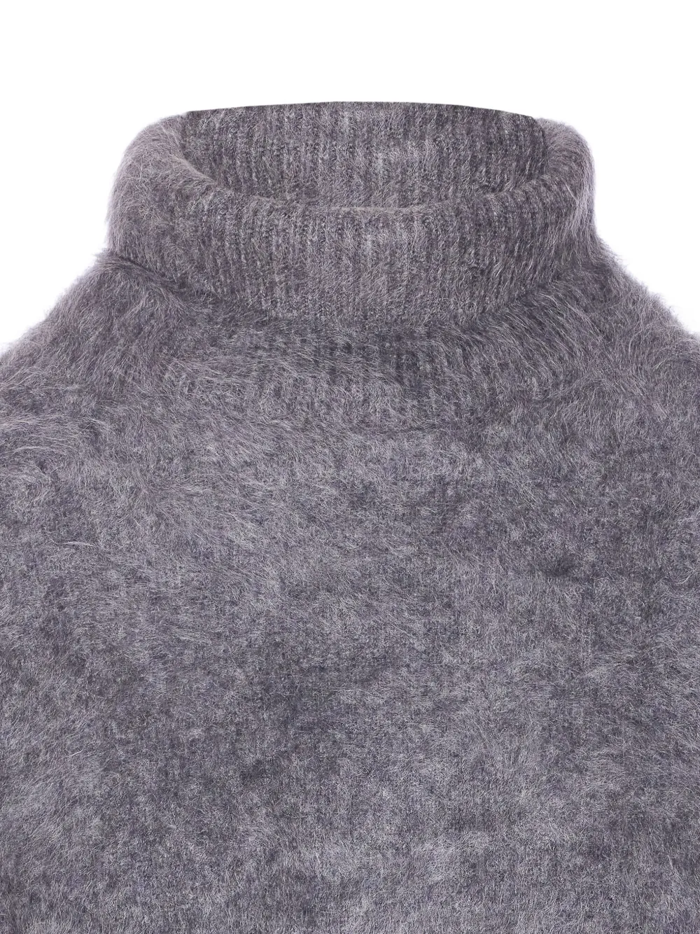 Lisa Yang The Floren High-neck Cashmere Sweater In Gray
