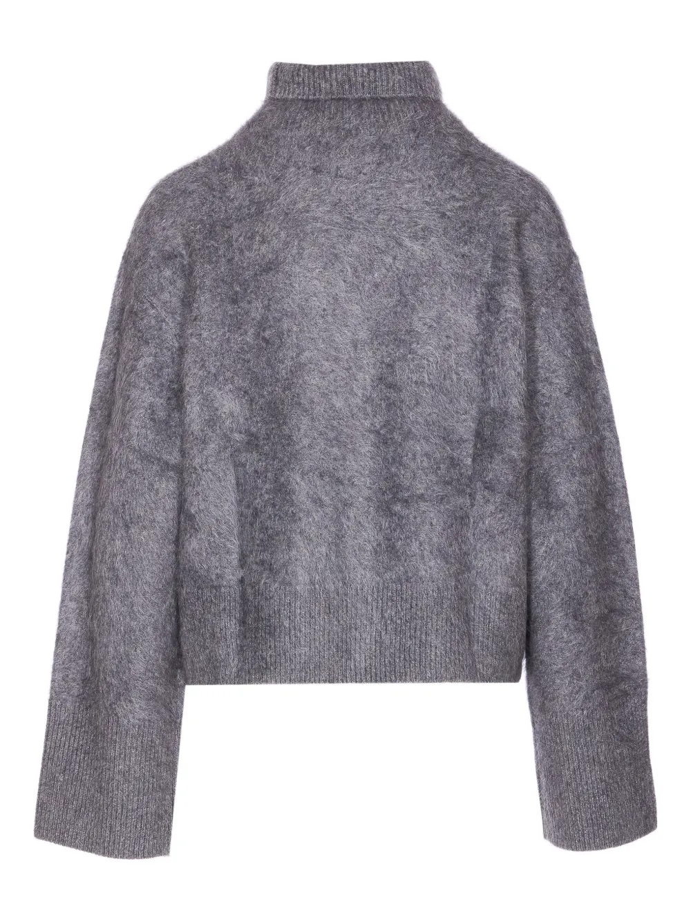 Lisa Yang The Floren High-neck Cashmere Sweater In Gray