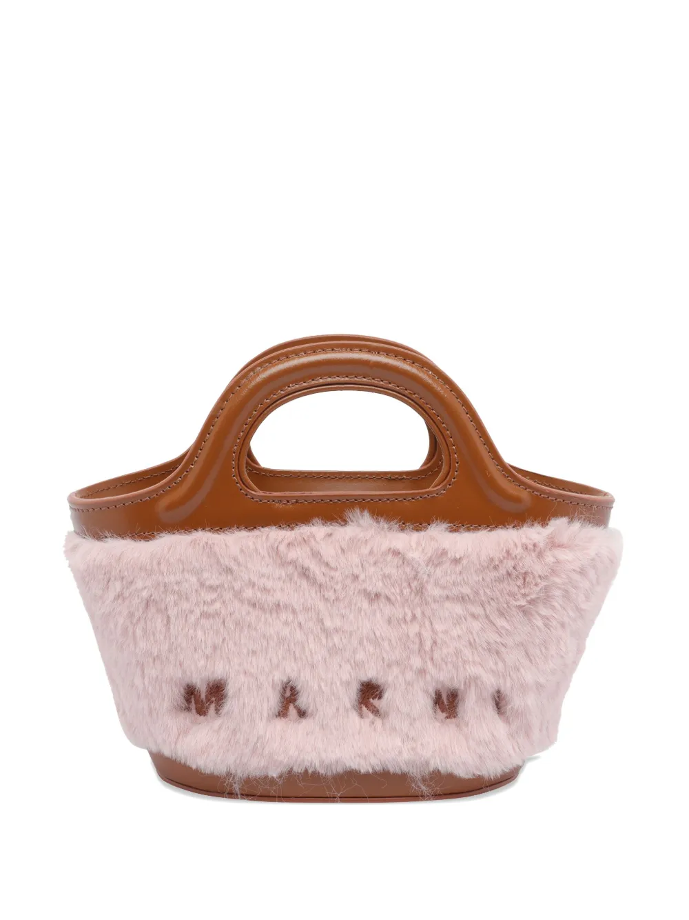 Marni trimmed leather mini bag | Pink | Image 1