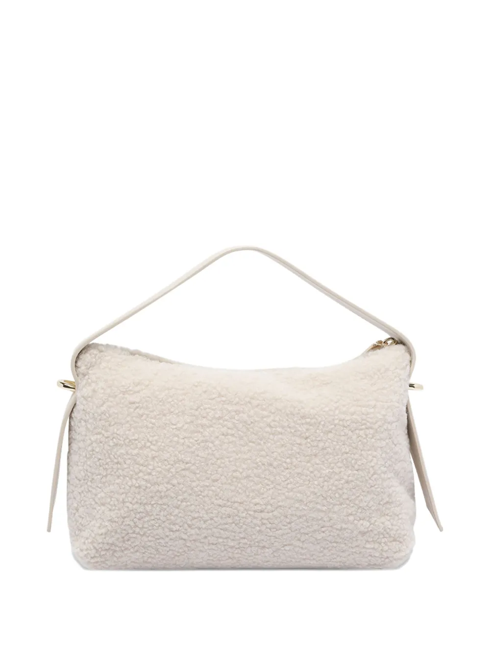 V73 Teddy-charm Tote Bag In Neutral