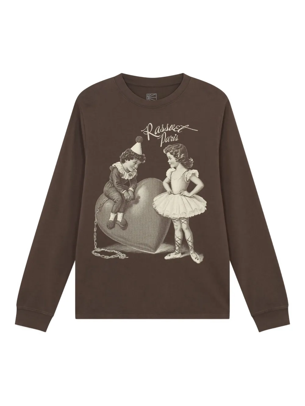 Rassvet Graphic-print Sweatshirt In Brown