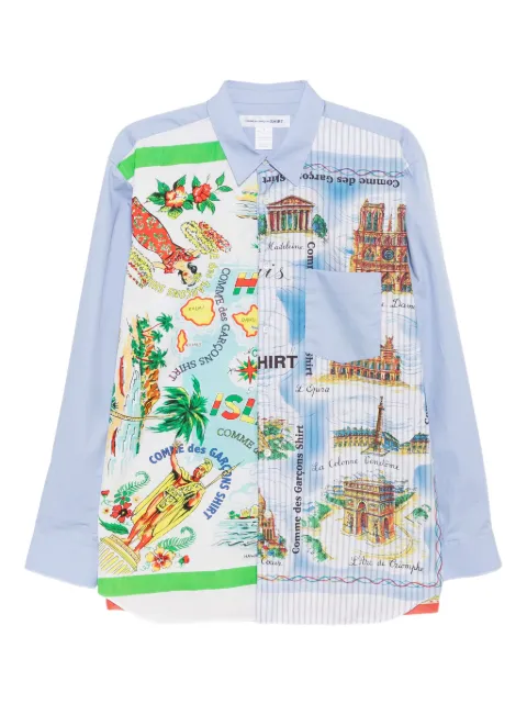 Comme Des Garçons Shirt chemise à imprimé graphique