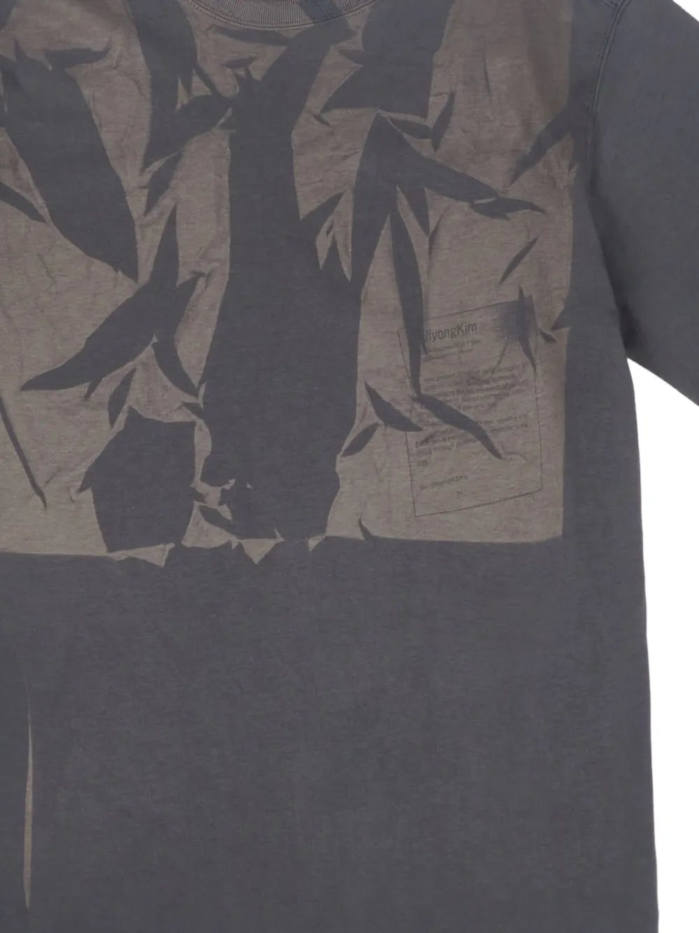 JiyongKim T-shirt met grafische print - Grijs