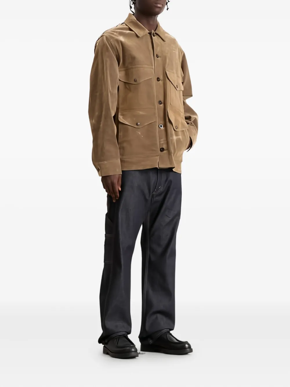 Junya Watanabe MAN check panelled jacket | Shirt Jackets | Image 2