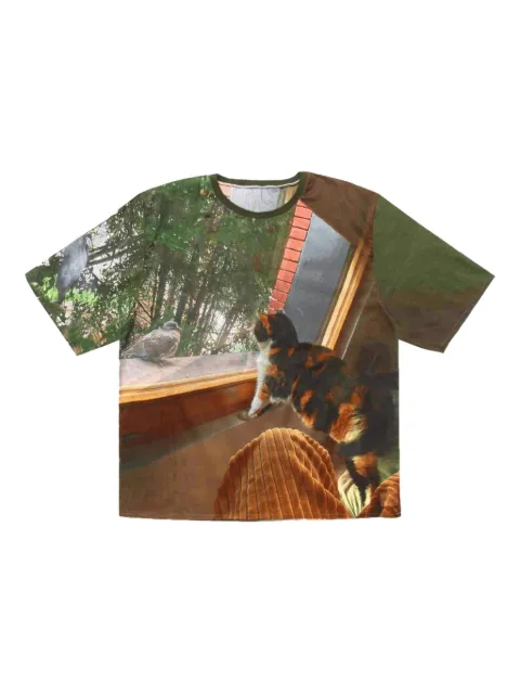 Bless Nº80 Holidaydouce printed T-shirt