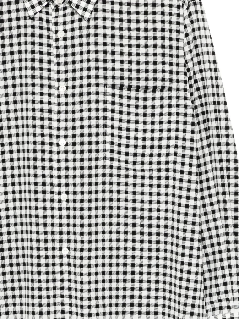 Comme Des Garçons Checked Shirt In Animal Print
