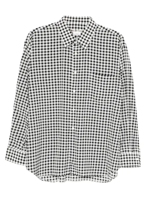 Comme Des Garçons checked shirt