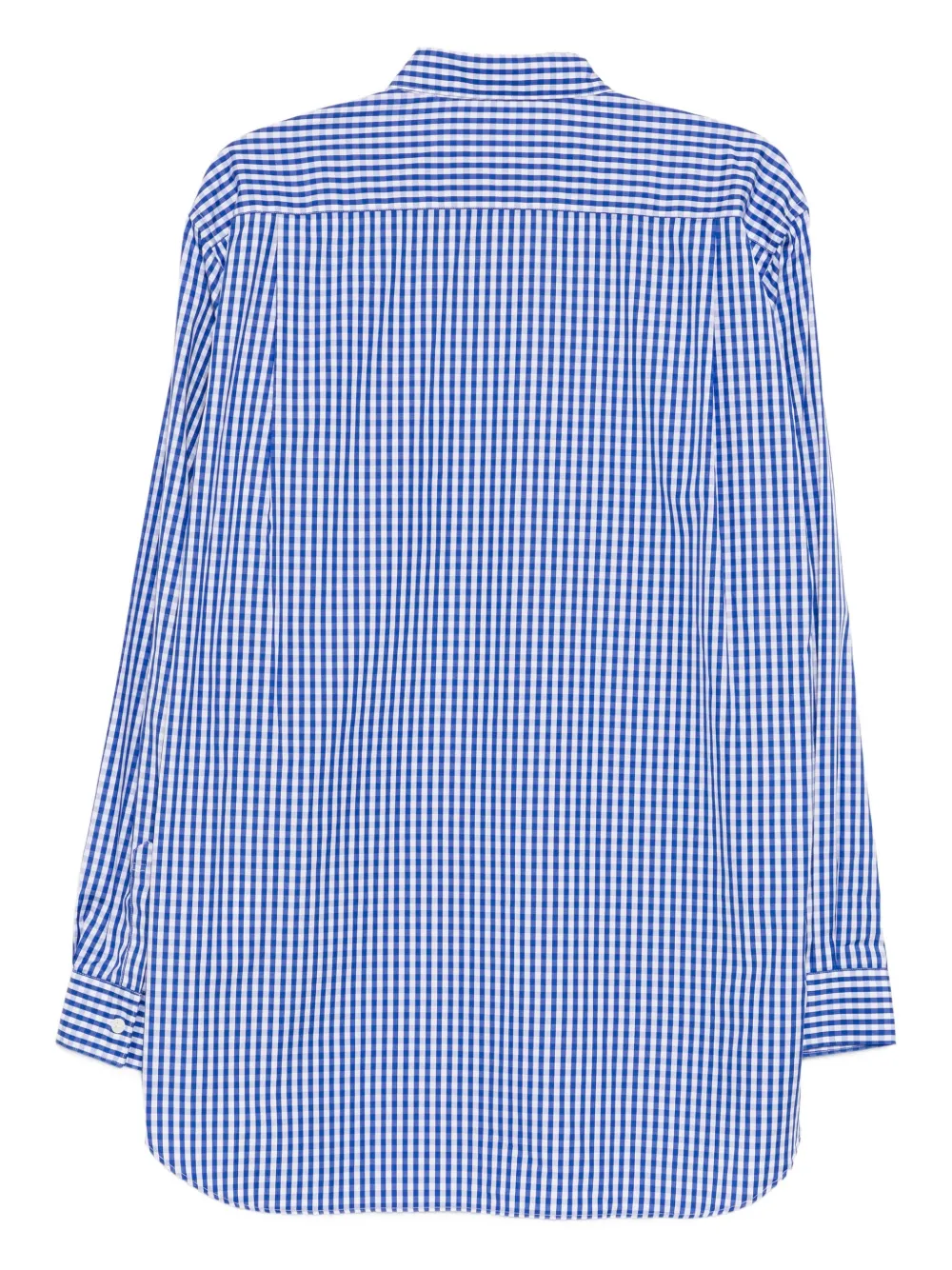 Comme Des Garçons Shirt geometric-print shirt - Blauw