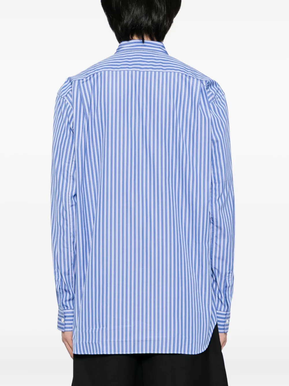 Comme Des Garçons Shirt Overhemd met print Blauw