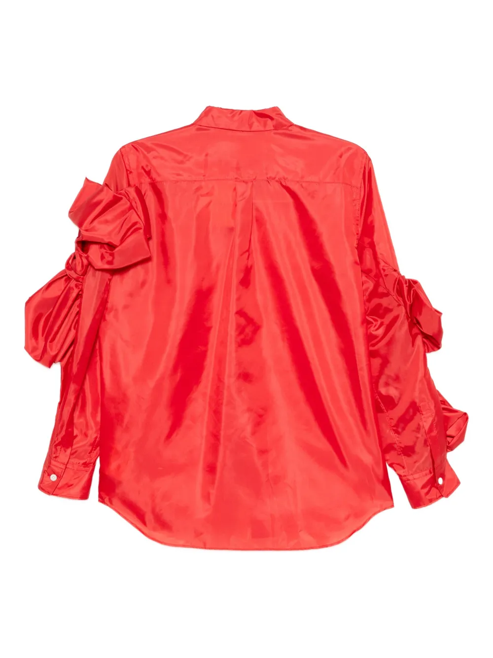 Comme Des Garçons Comme Des Garçons Shirt met geknoopte detail - Rood
