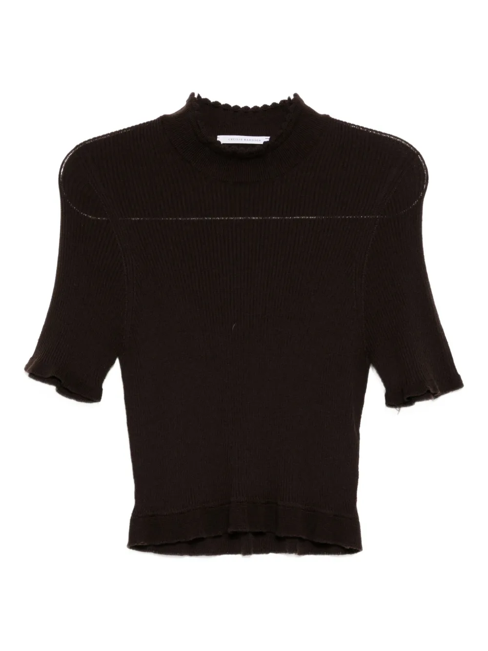 Cecilie Bahnsen Bentley Top In Brown