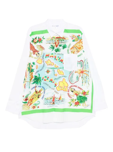 Comme Des Garçons Shirt graphic-print shirt