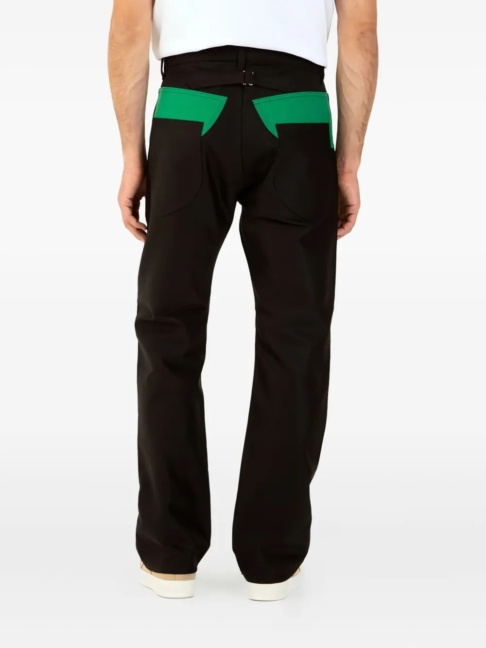 Junya Watanabe Panelled Trousers In Black