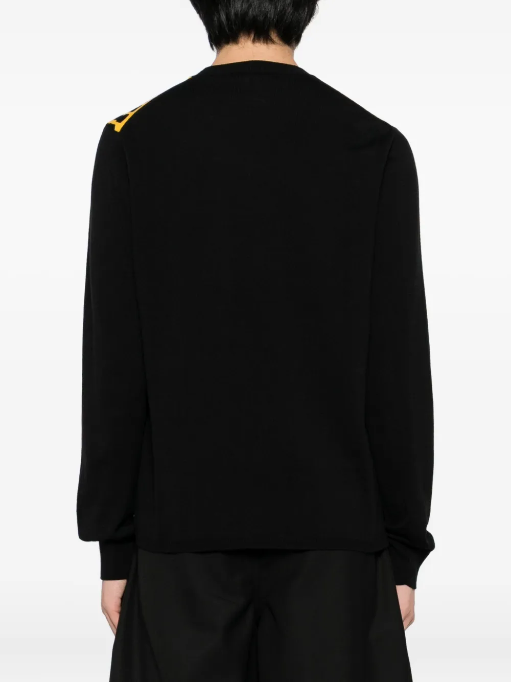 Comme Des Garçons Shirt Trui met print Zwart