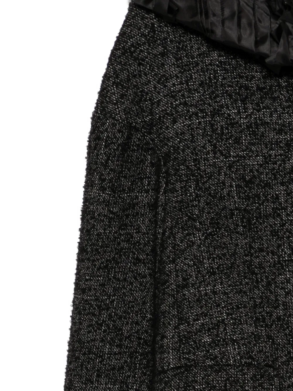 Comme Des Garçons Ruffled Jacket In Black
