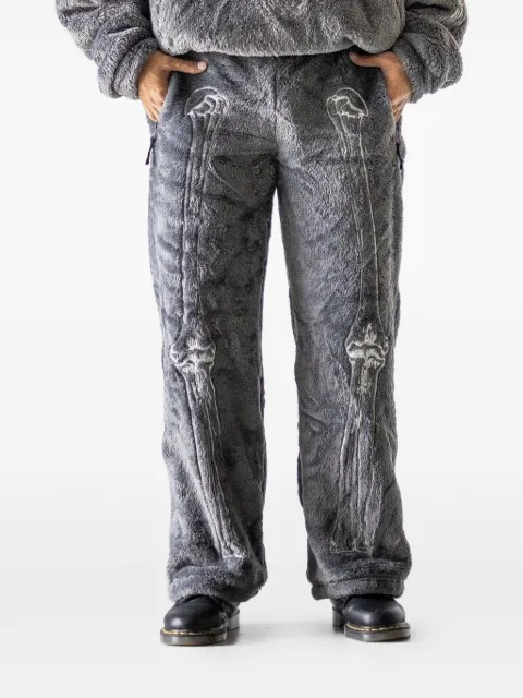 Doublet zip detail graphic trousers