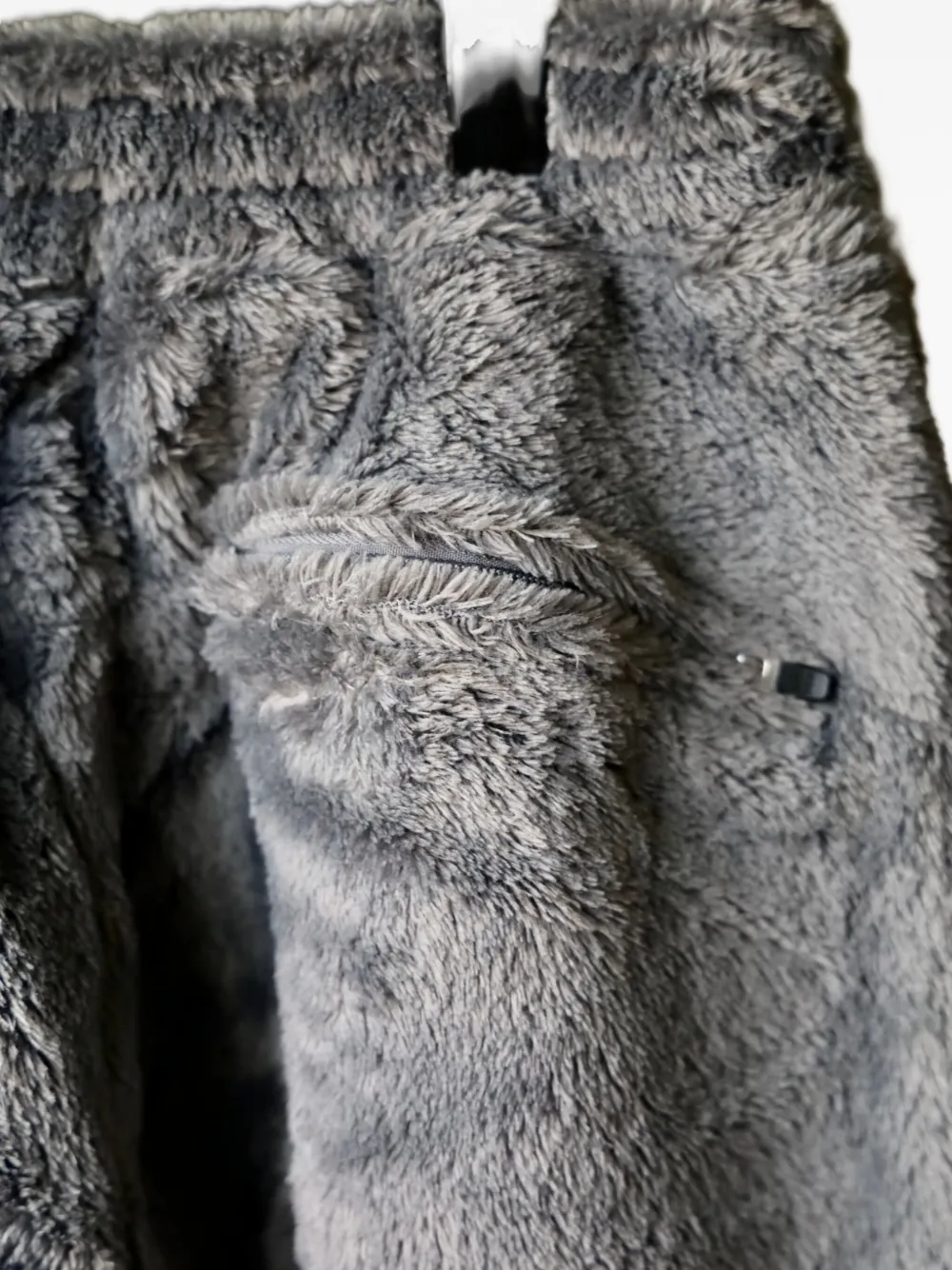 Doublet Zip Detail Graphic Trousers In Gray