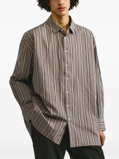 Casey Casey Hamnet striped buttoned shirt