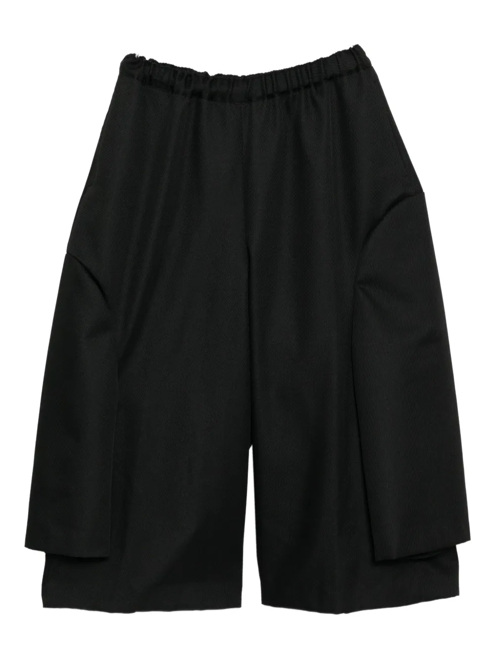 Comme Des Garçons Cropped Trousers In Black