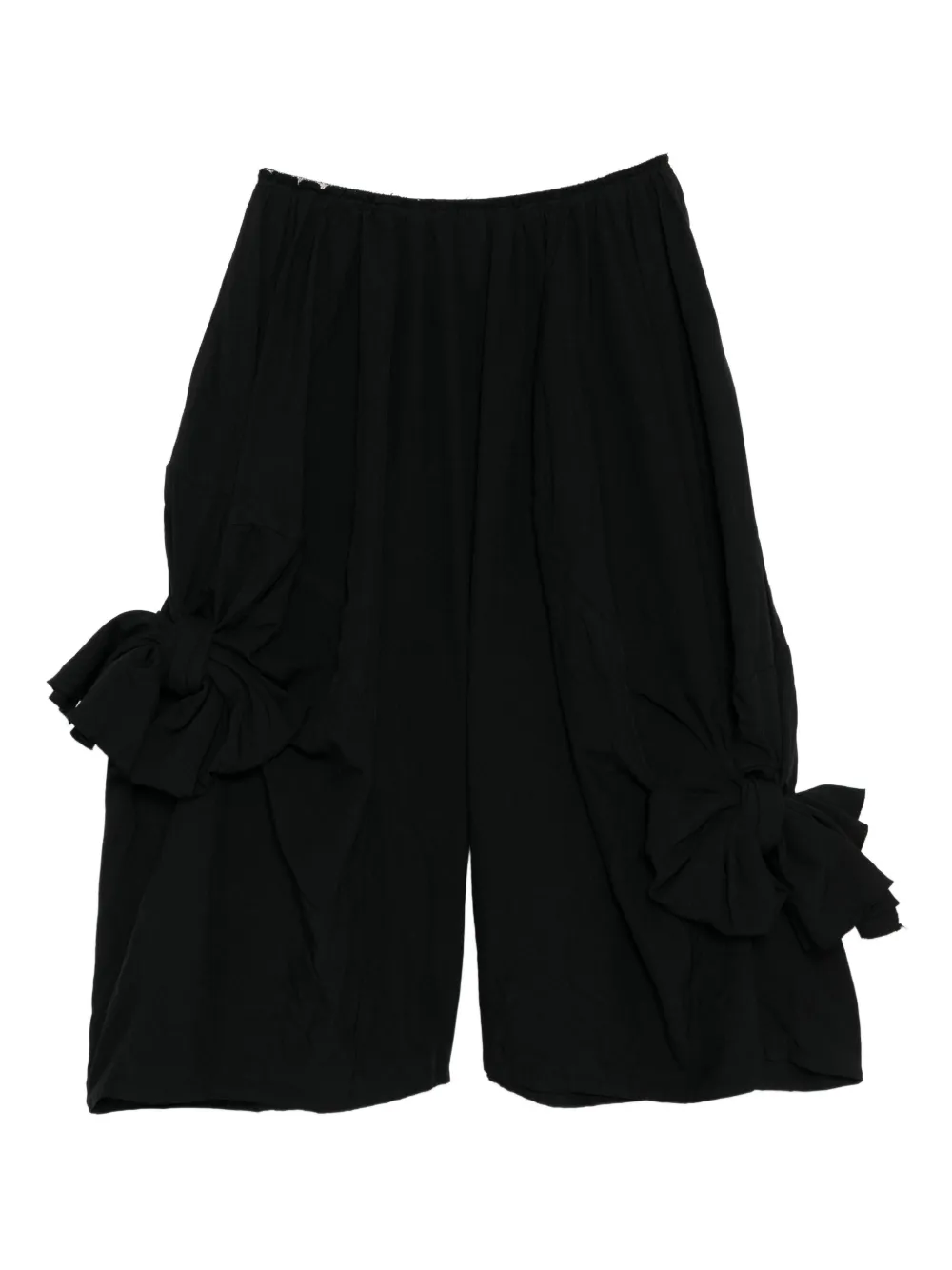 Comme Des Garçons Knot-detail Trousers In Multi