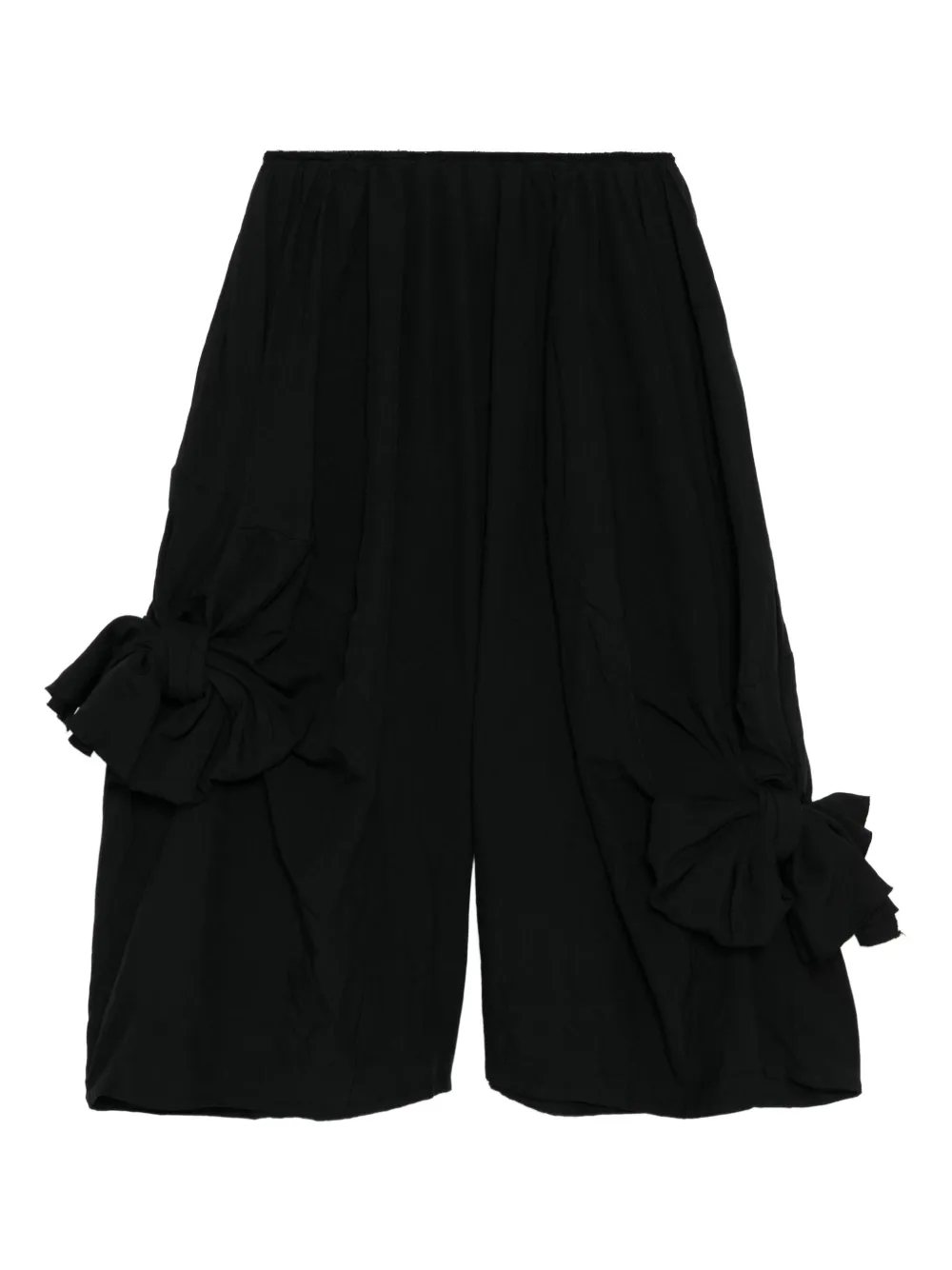 Comme Des Garçons Comme Des Garçons knot-detail trousers | Black | Image 1