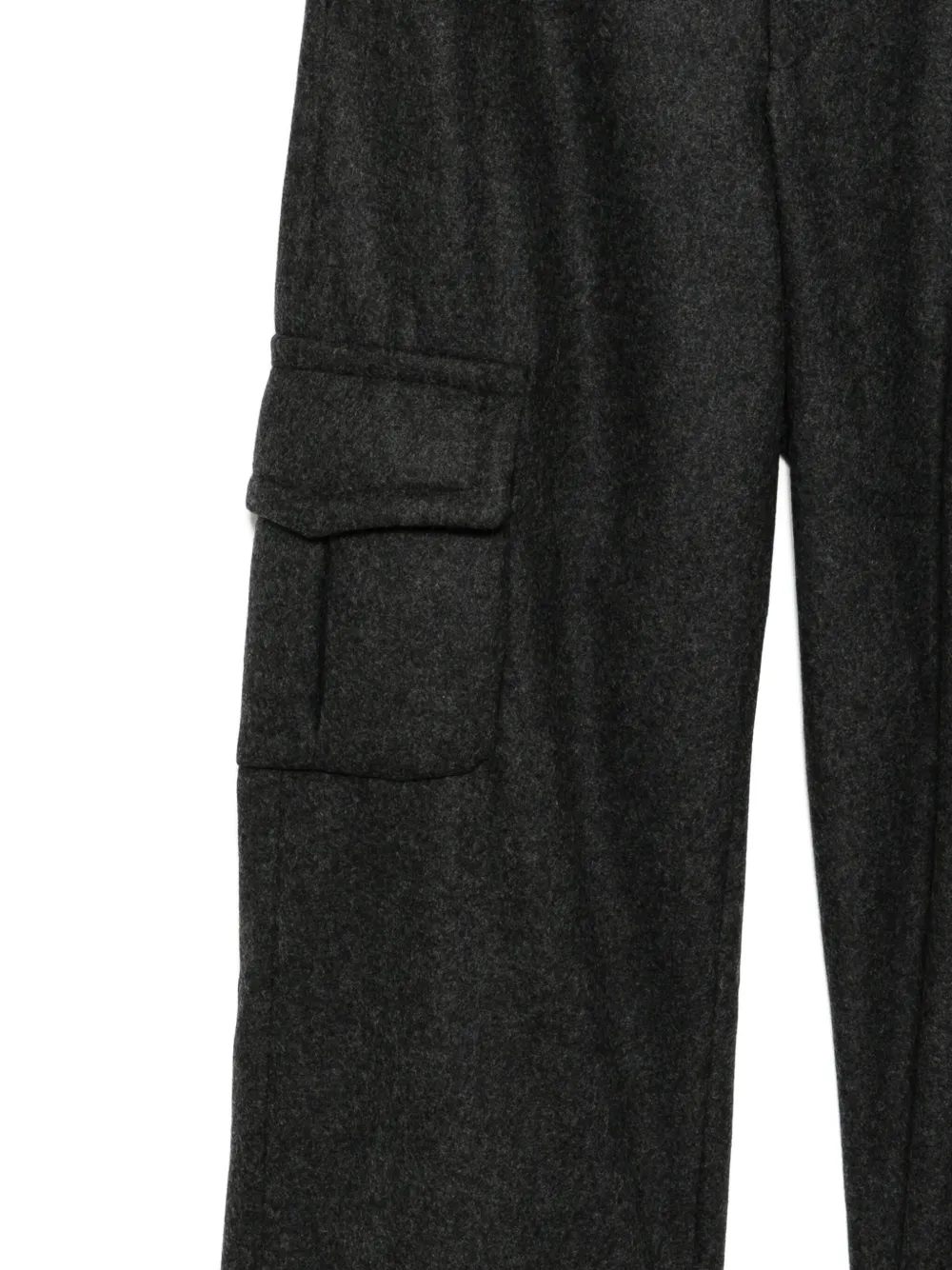 Comme Des Garçons Cargo Tapered Trousers In Black