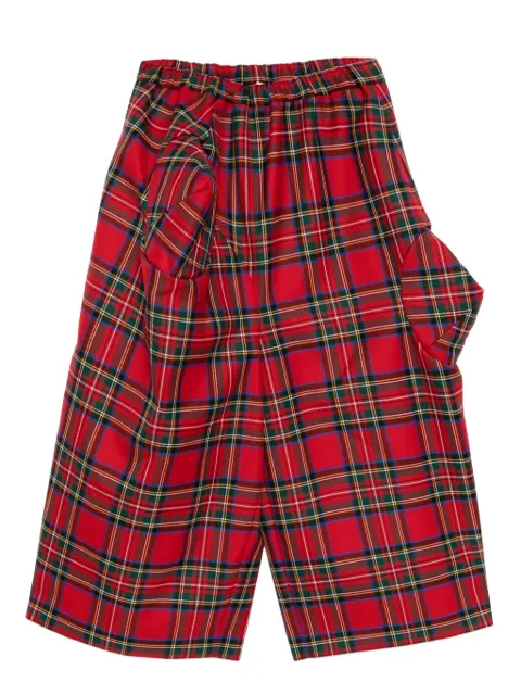 Comme Des Garçons plaid trousers