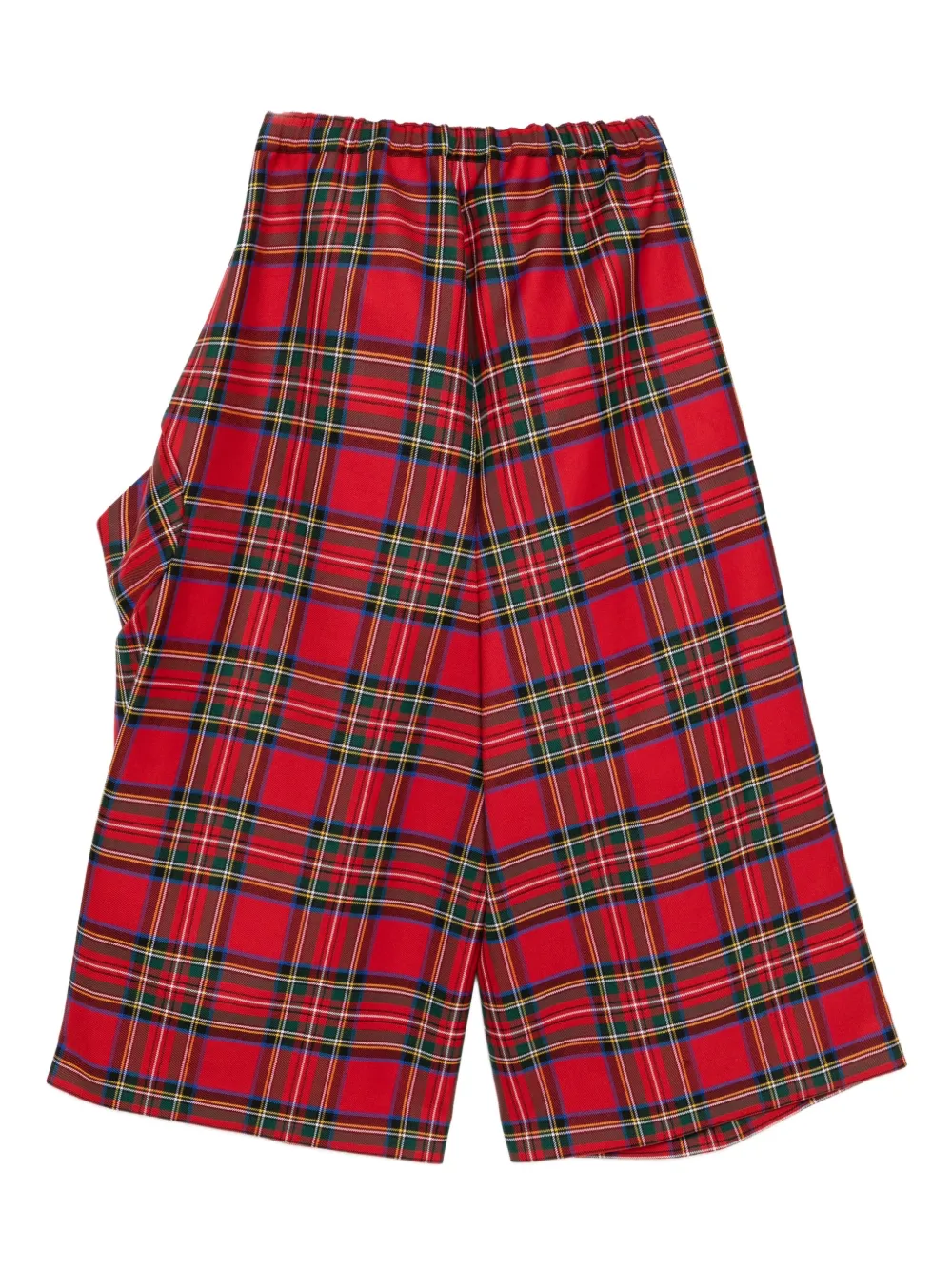 Comme Des Garçons Geruite broek Rood