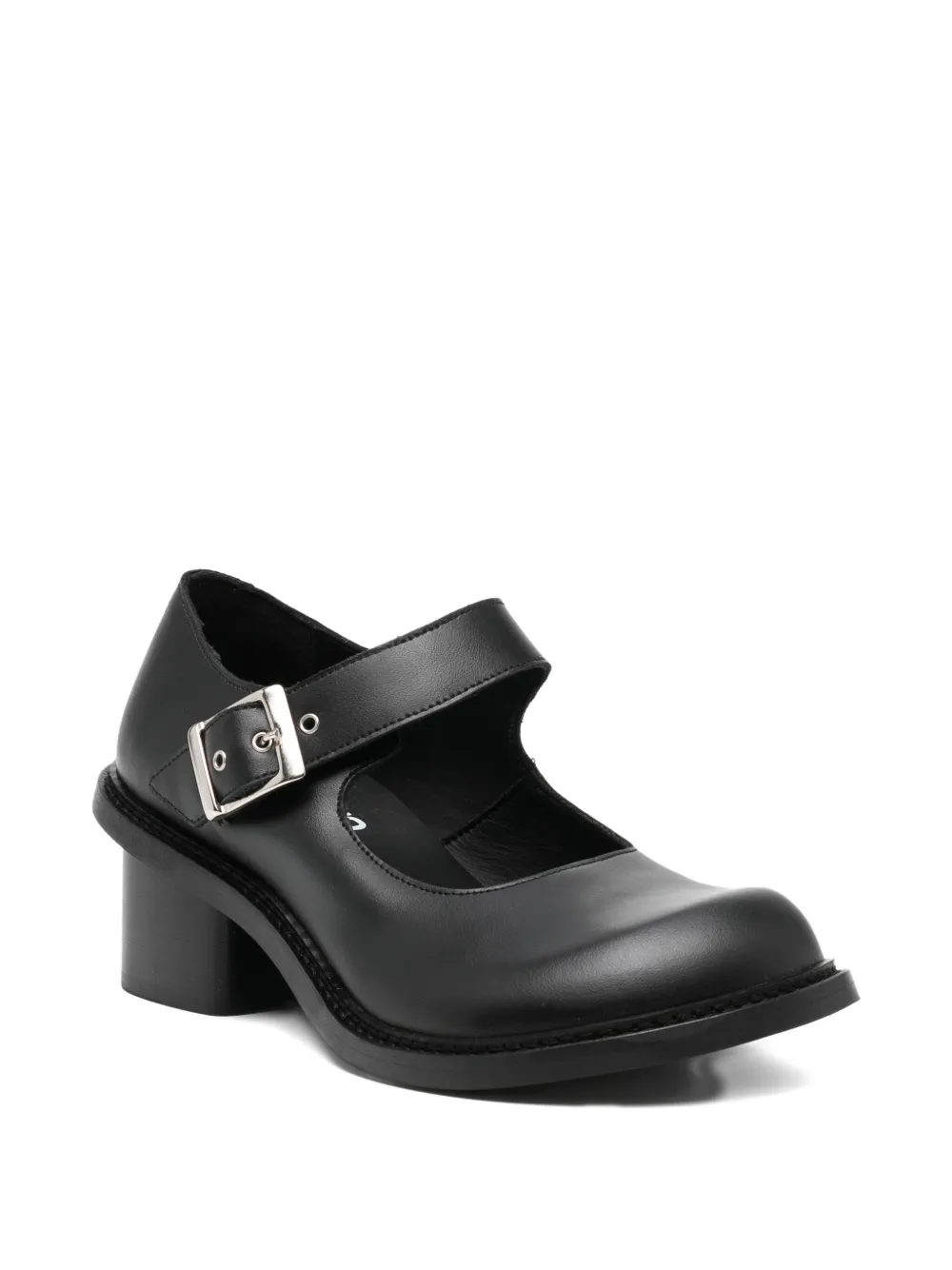 Comme Des Garçons x Phileo 60 mm leren pumps Zwart