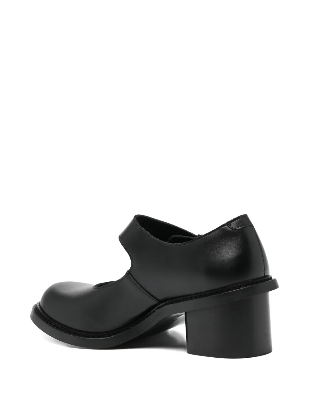 Comme Des Garçons x Phileo 60 mm leren pumps Zwart