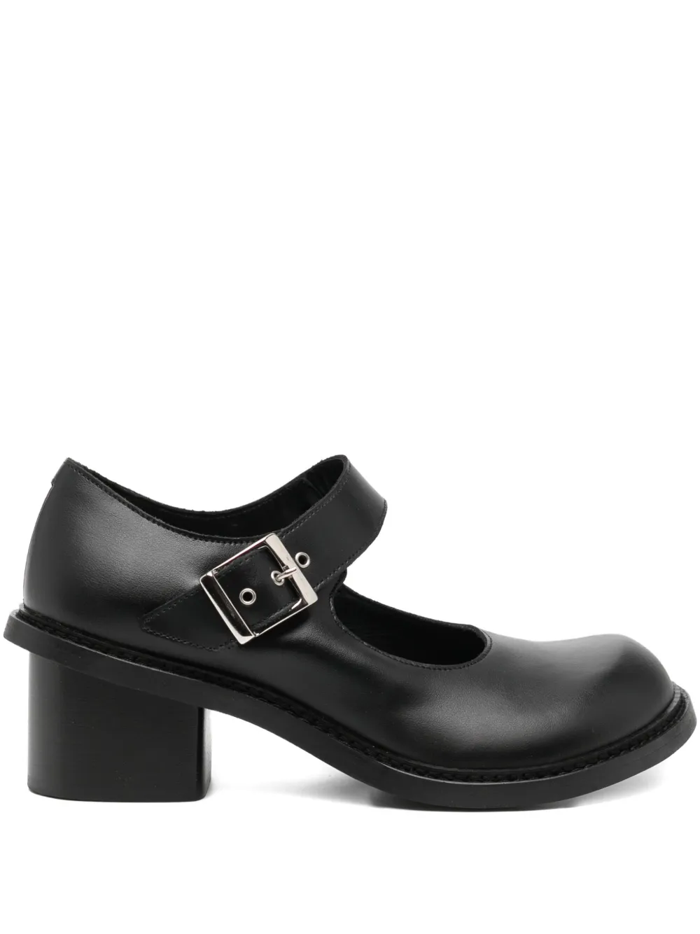 Comme Des Garçons X Phileo 60mm Leather Pumps In Black