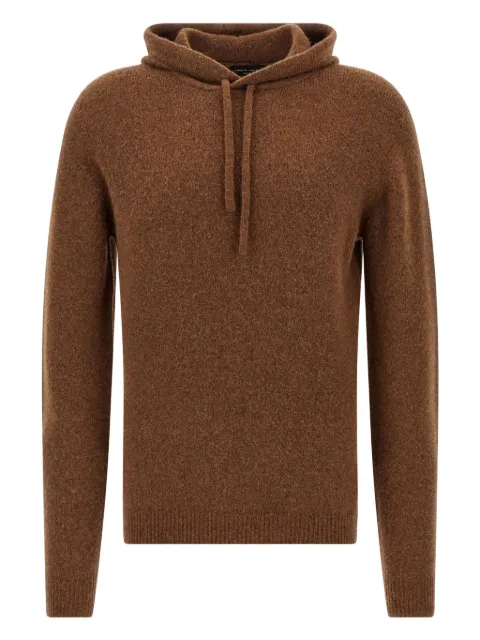 Roberto Collina hooded cuffed-sleeve sweater