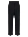 Alberto Biani Albertino pleated cuffed trousers - Black