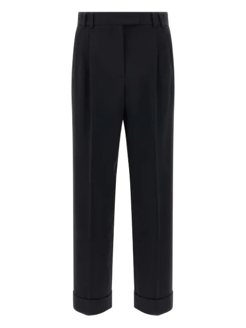 Alberto Biani Albertino pleated cuffed trousers