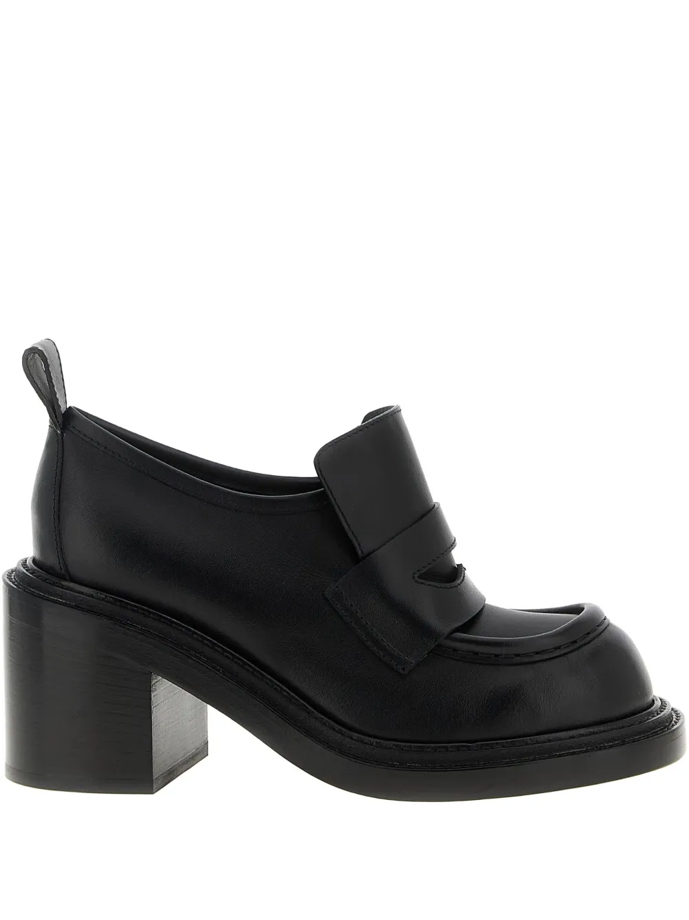 Moschino 90mm Olivia leather loafers | Black | Image 1